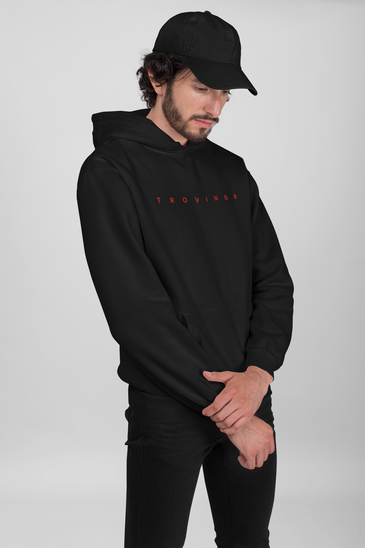 Exclusive men’s black hoodie