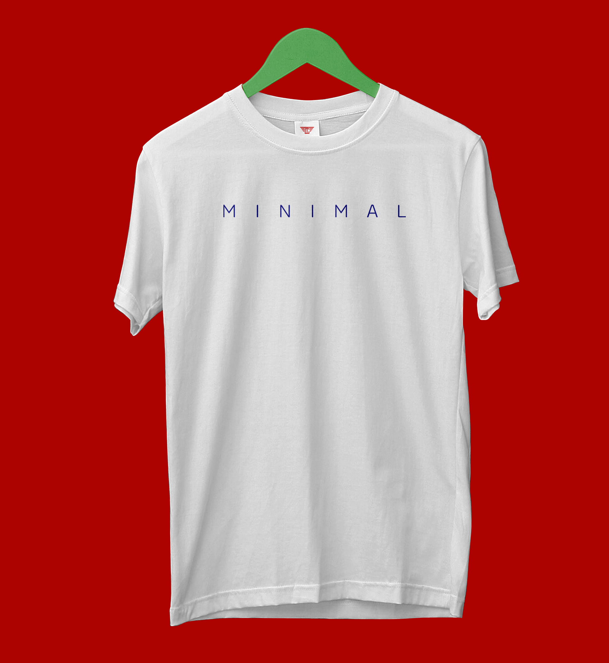 Minimal men’s round neck regular fit tshirt