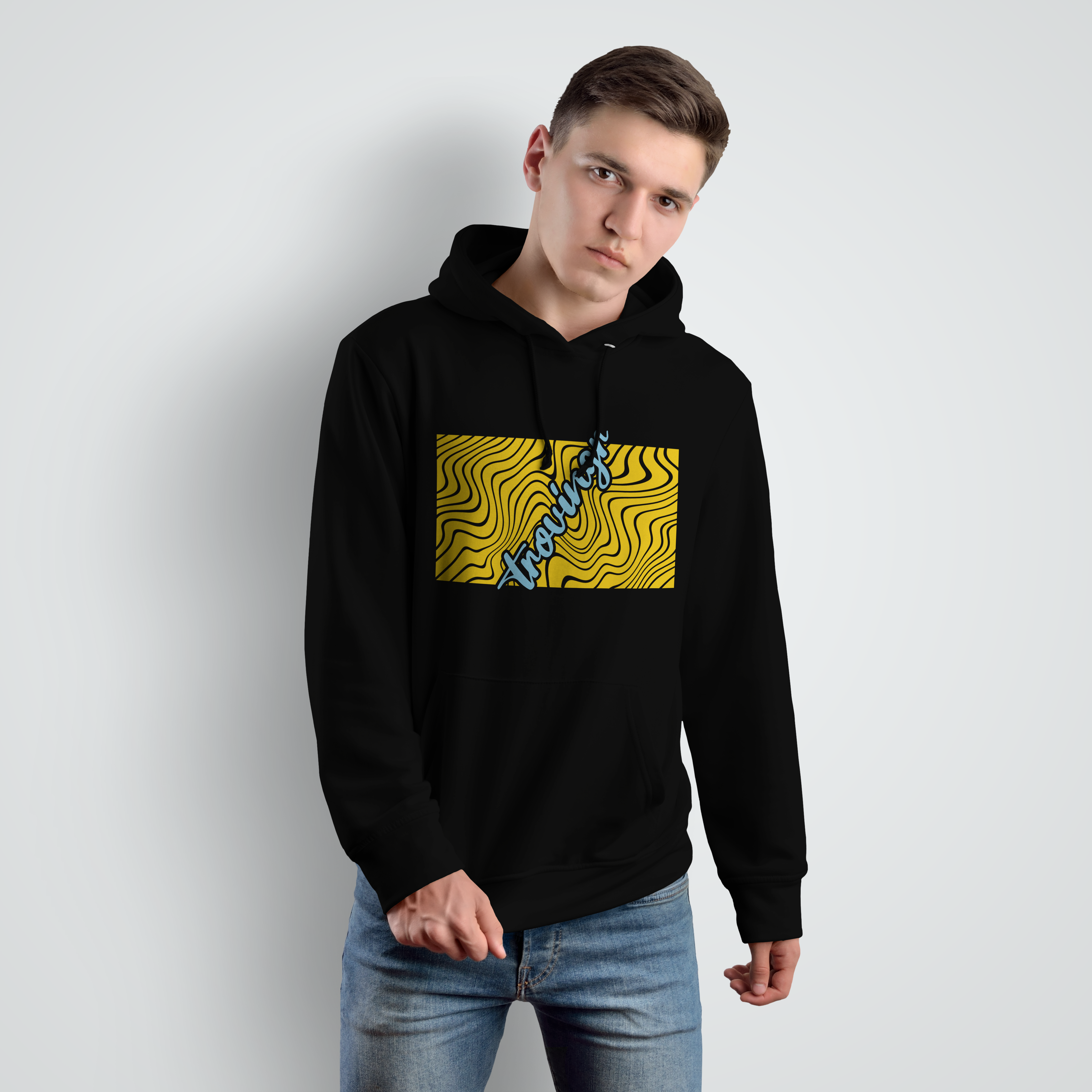 Exclusive men’s black hoodie