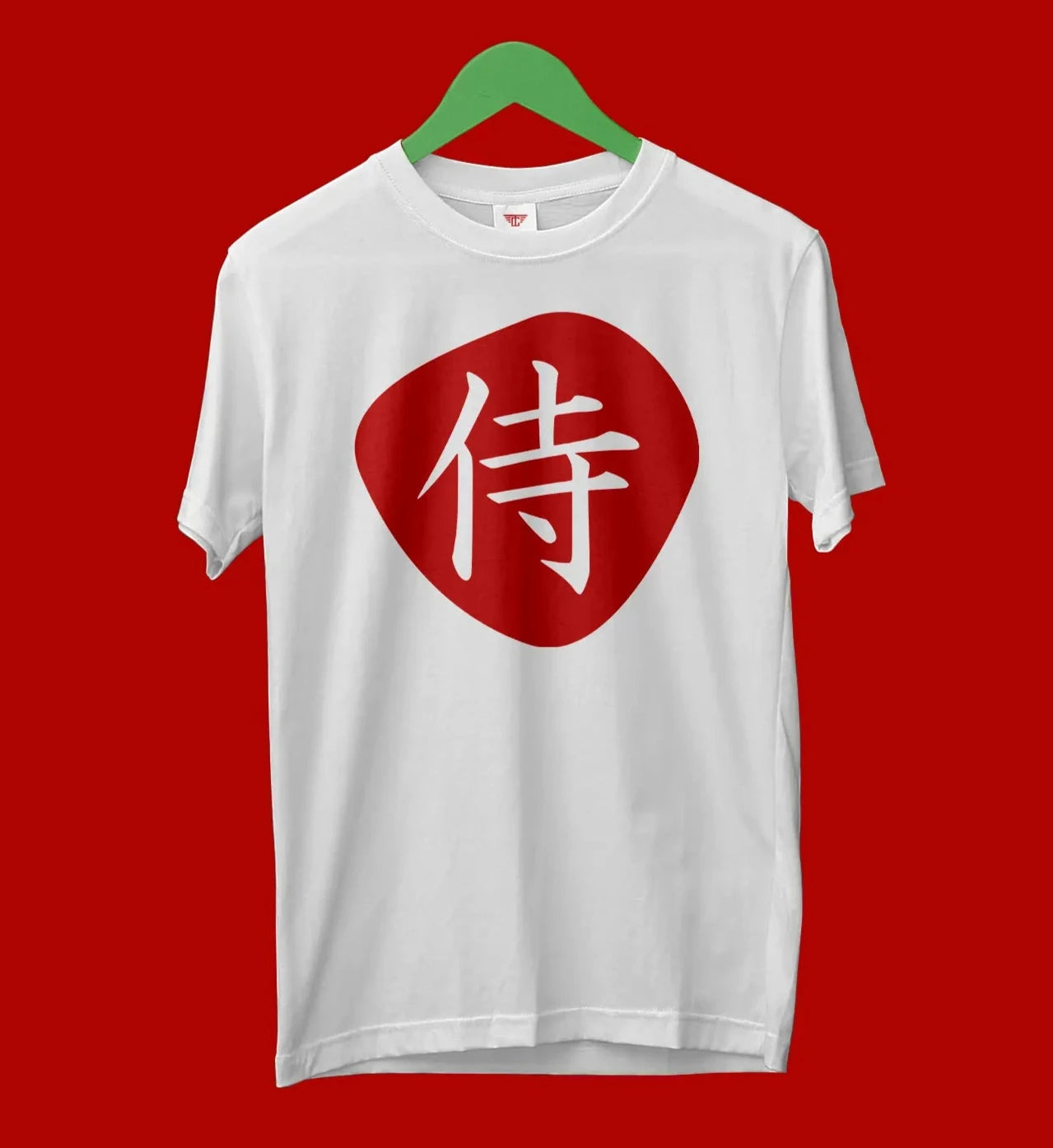 Absolute Samurai Warrior men’s round neck white regular fit tshirt