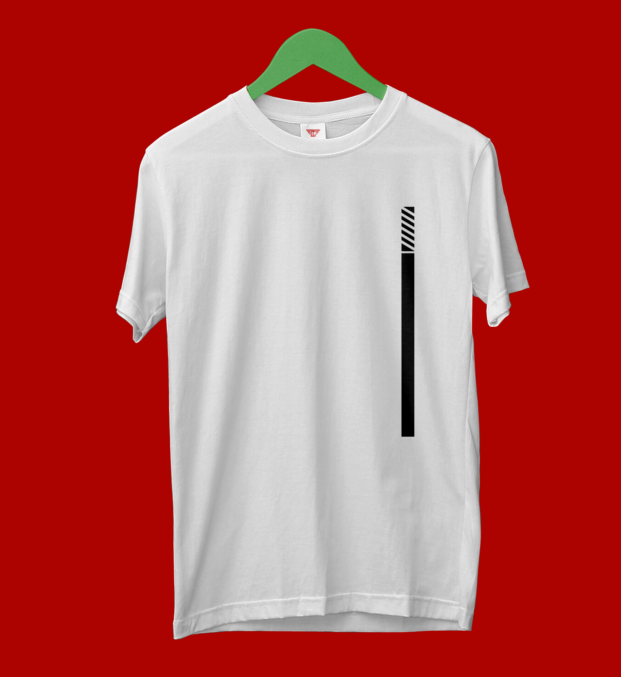 Samurai Sword men’s round neck white regular fit tshirt